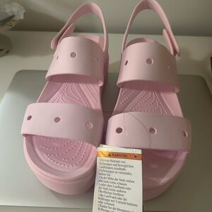 CROCS Light Pink Women's Sandals